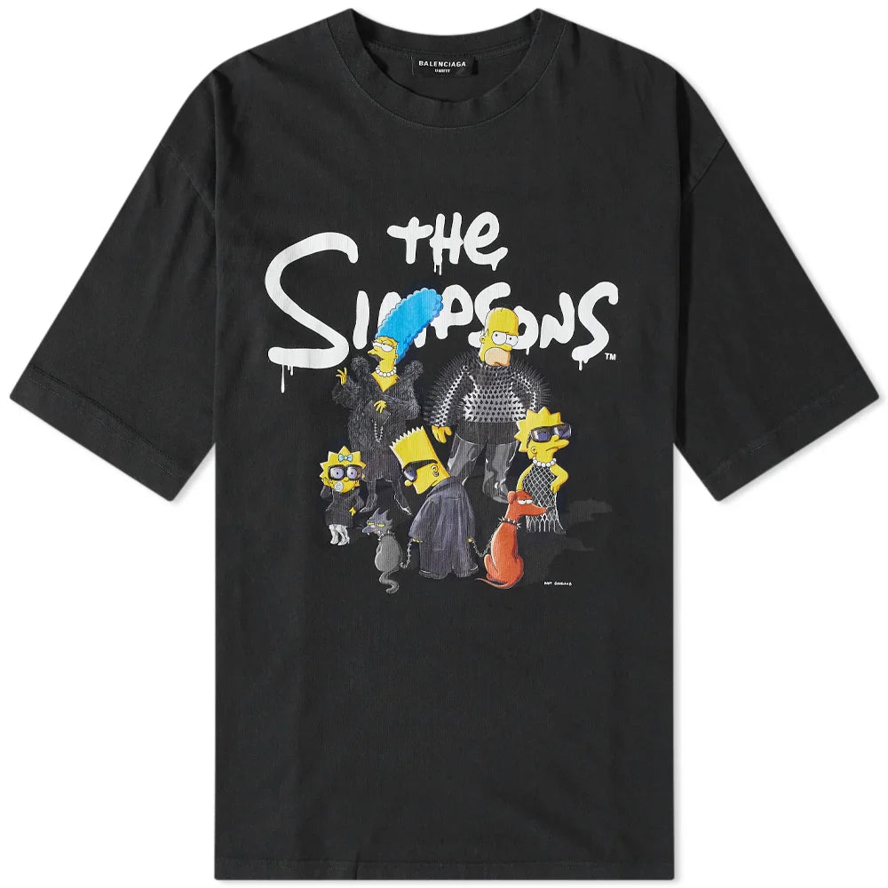 camiseta Balenciaga x The Simpsons Oversized T-Shirt
