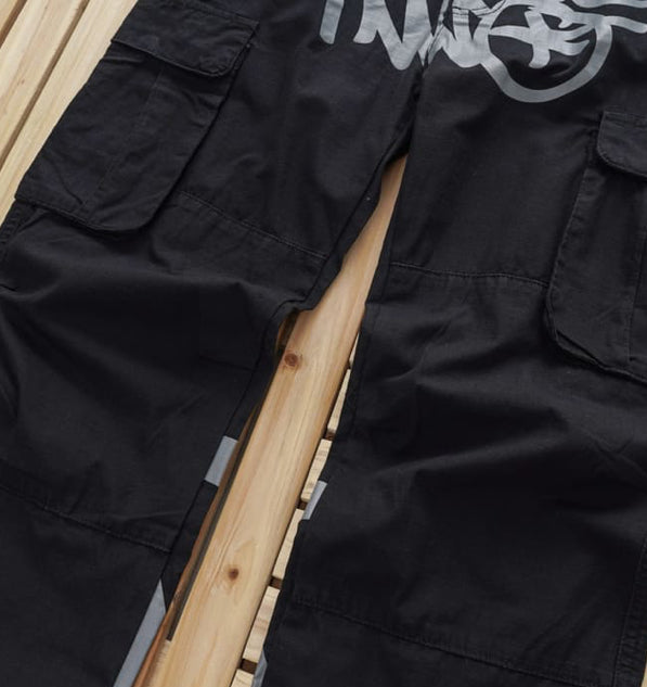 Calça Minus Two Cargo Preto/Cinza