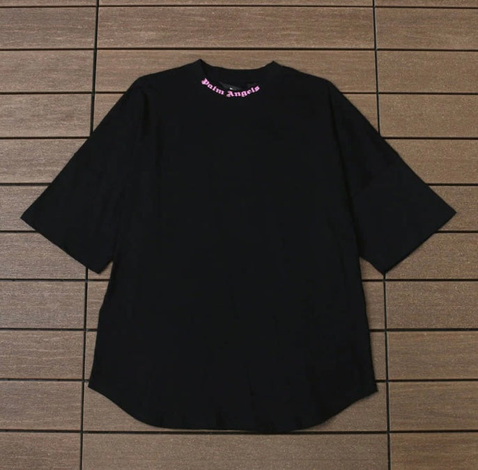 Camiseta Palm Angels Double Logo Oversized