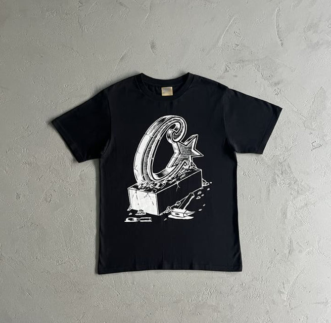 Camiseta Corteiz Chisel Black