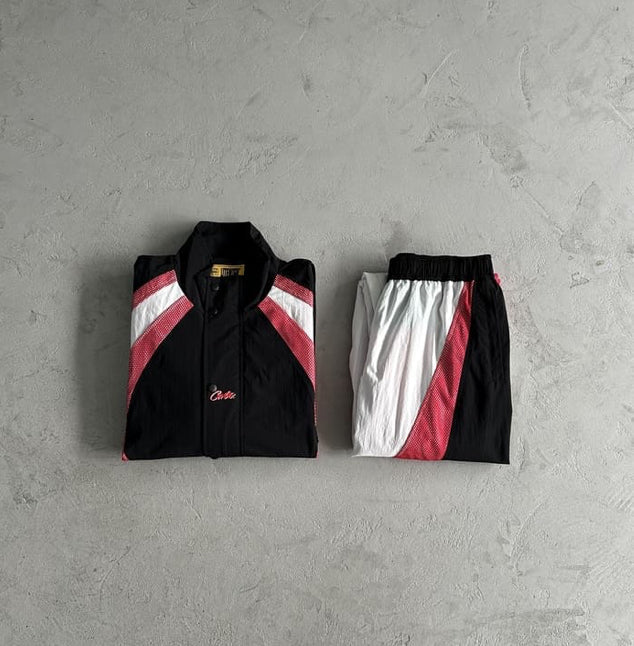 Conjunto Corteiz Vertigo Shuku Black/Red