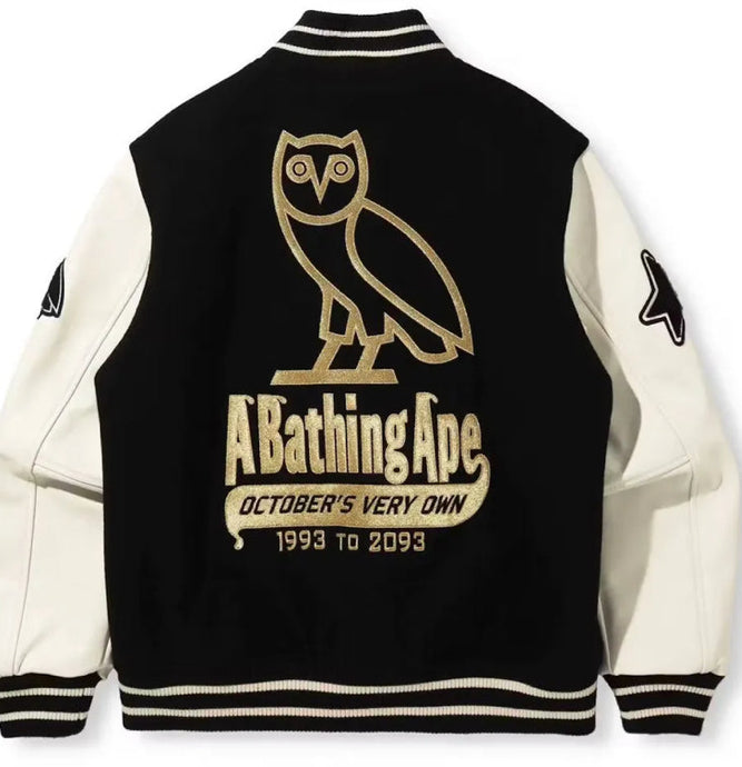 Jaqueta Varsity BAPE X OVO