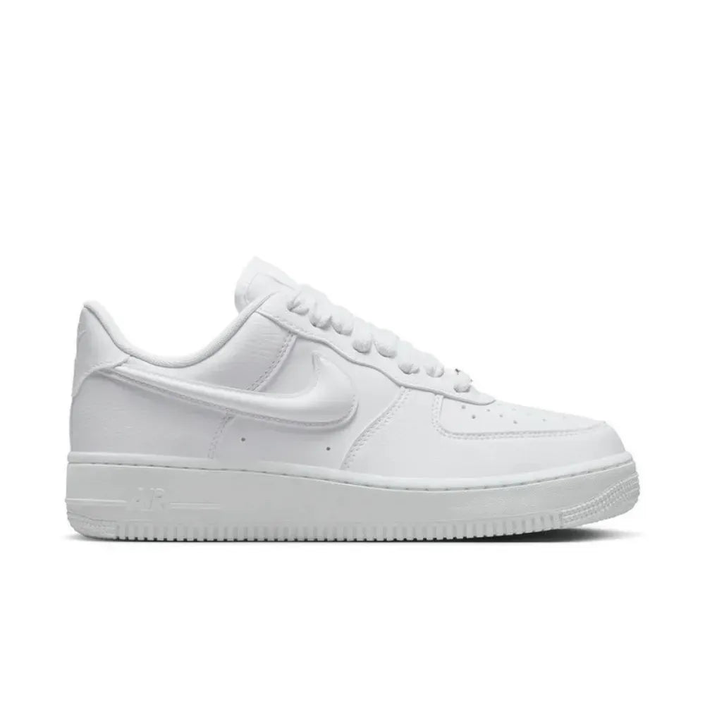 Nike Air Force 1 Low Next Nature Triple White Bulbous Swoosh