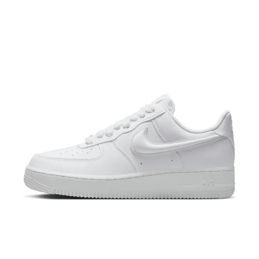 Nike Air Force 1 Low Next Nature Triple White Bulbous Swoosh