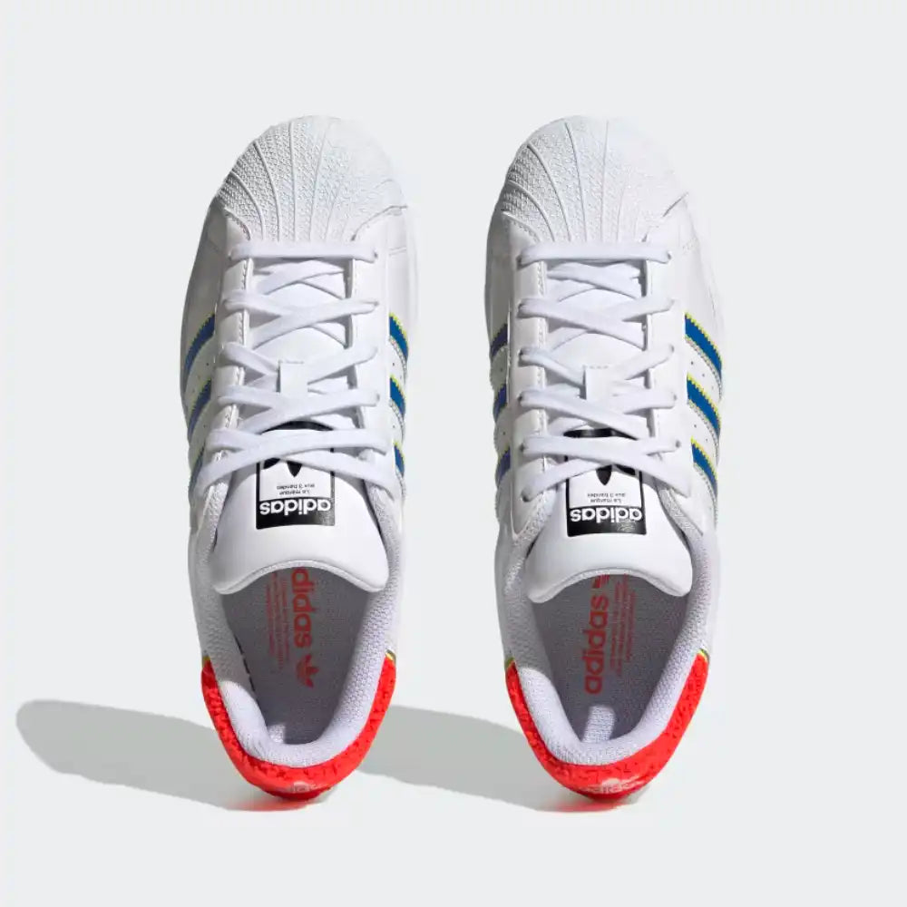 adidas Superstar Cloud White Bright Royal - DRIP DOS ARTISTAS