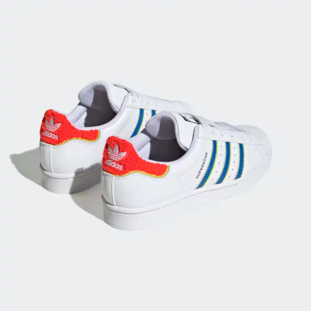 adidas Superstar Cloud White Bright Royal - DRIP DOS ARTISTAS