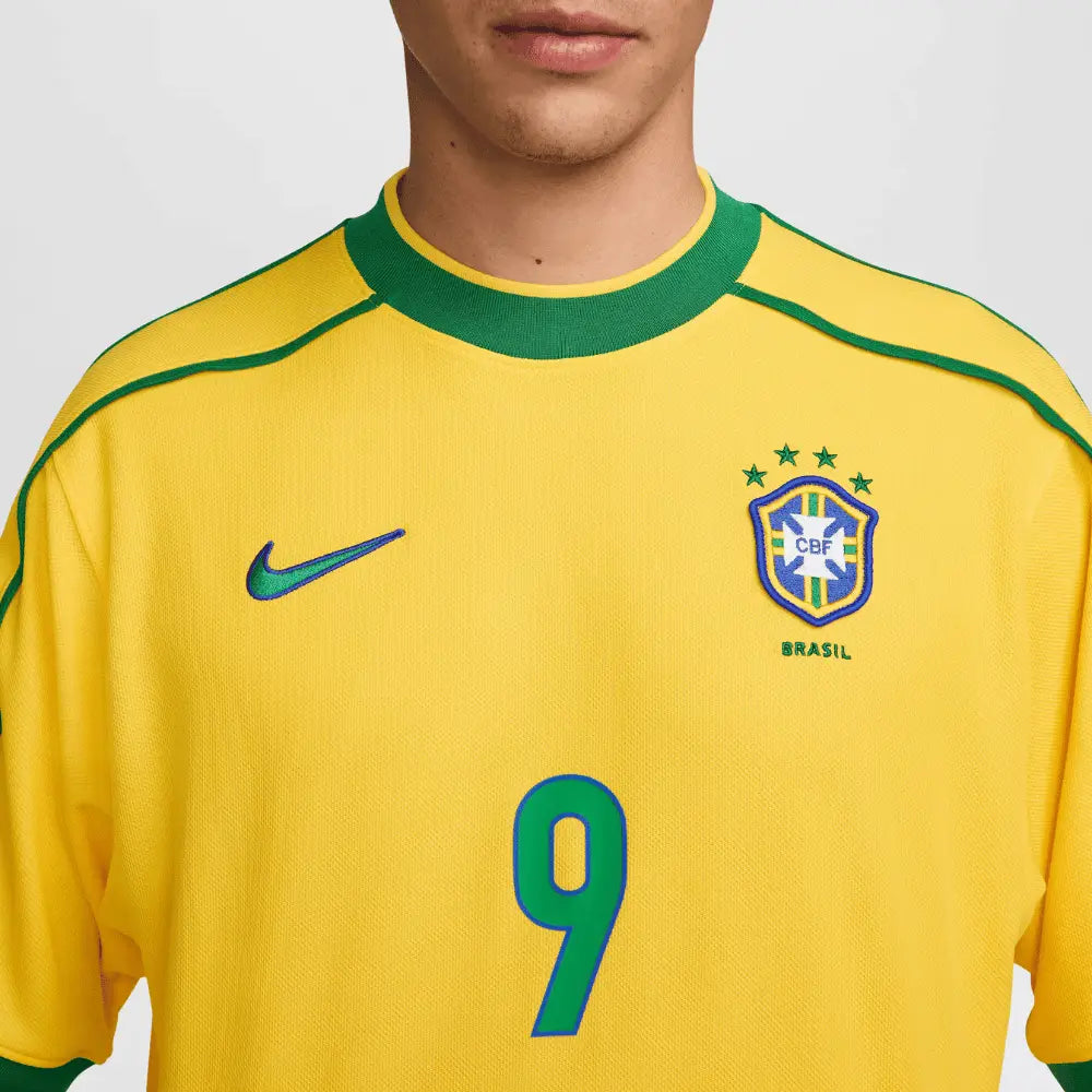 Camisa Nike Reedição Brasil 1998 Ronaldo Masculina