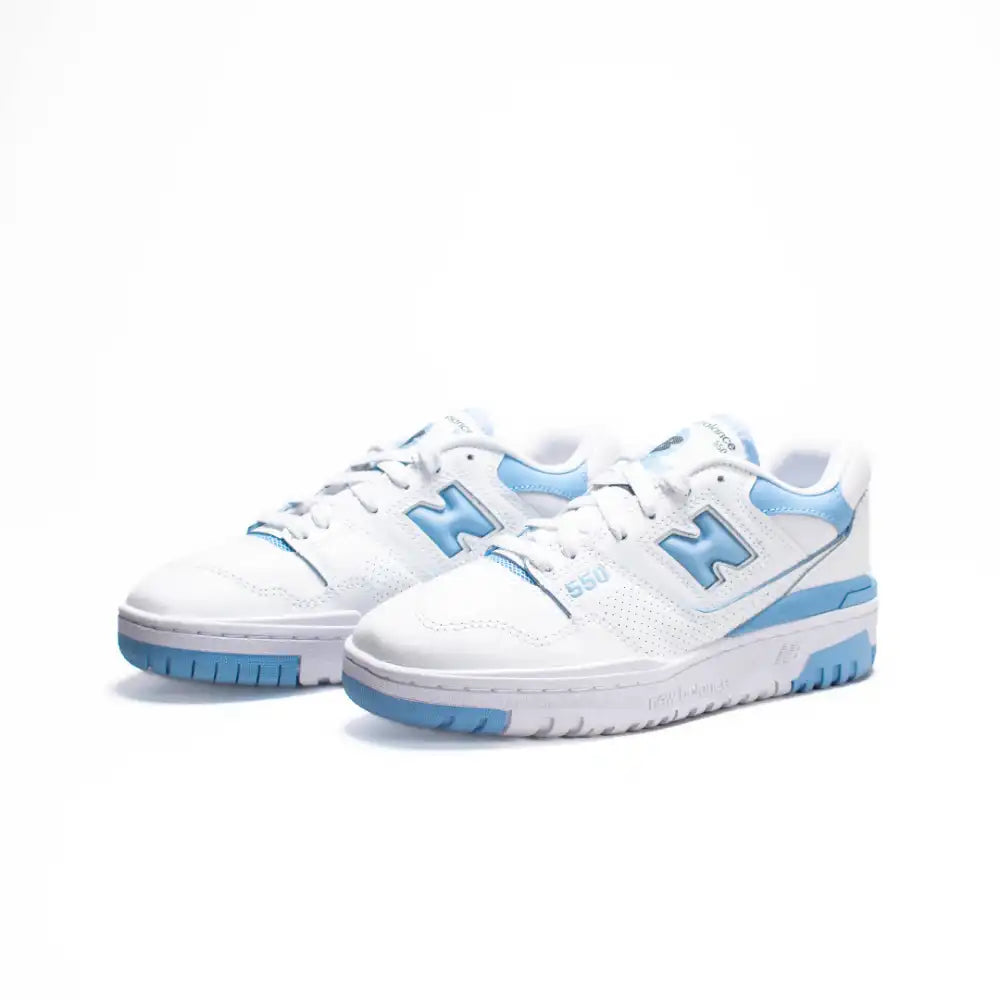 New Balance 550 UNC White Dusk Blue - DRIP DOS ARTISTAS