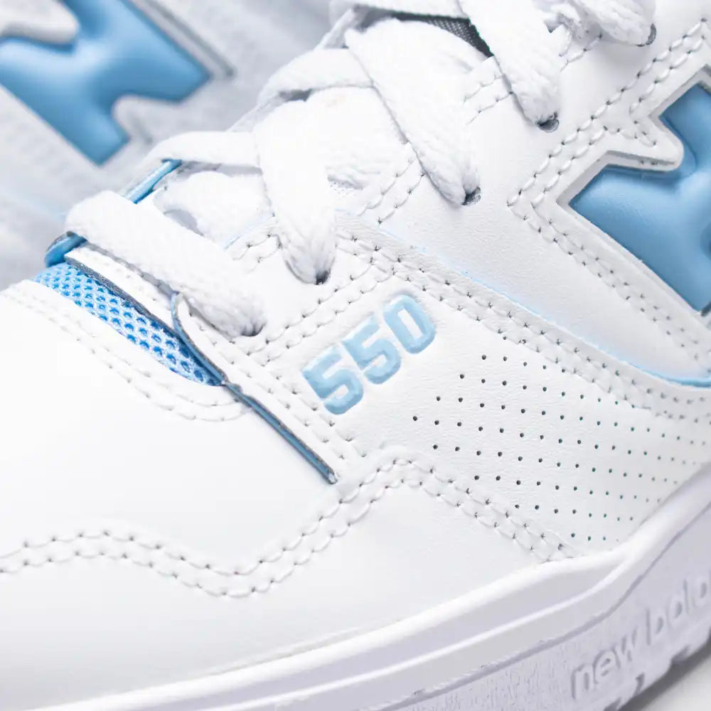 New Balance 550 UNC White Dusk Blue - DRIP DOS ARTISTAS