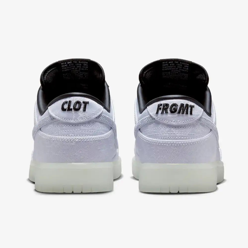 CLOT x Fragment x Nike Dunk Low Black White - DRIP DOS ARTISTAS