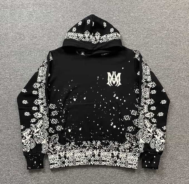 Moletom Amiri Bandana Bleach All Over