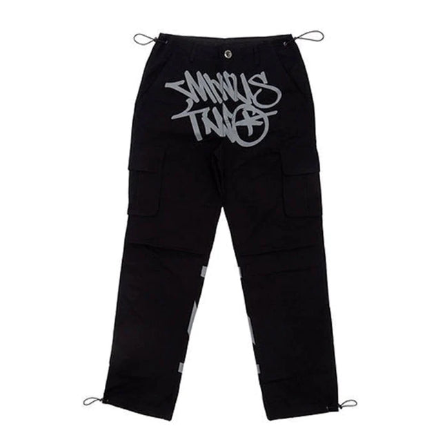 Calça Minus Two Cargo Preto/Cinza