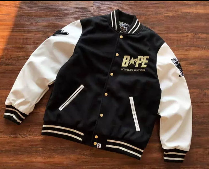 Jaqueta Varsity BAPE X OVO