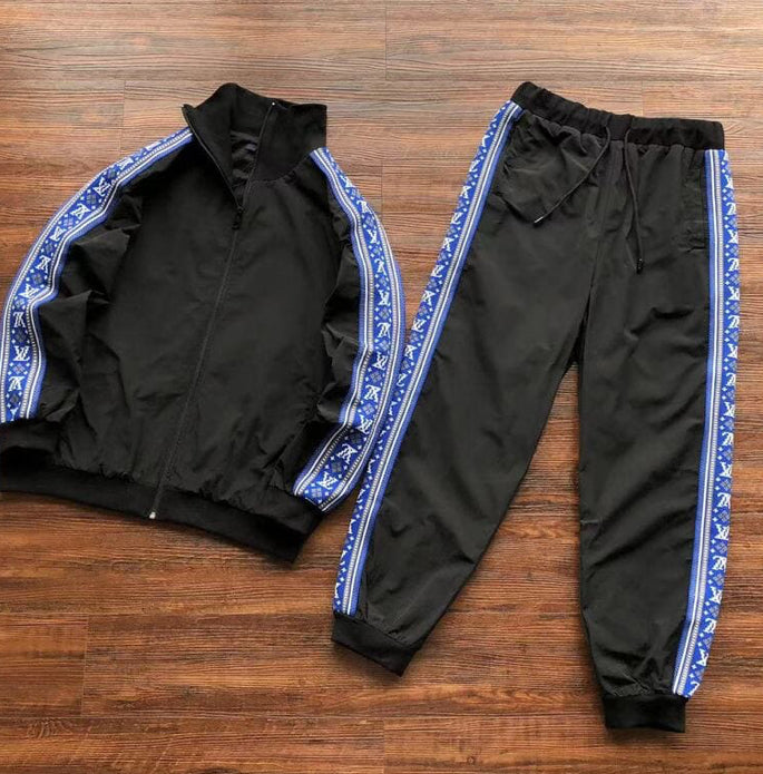 Conjuto Louis Vuitton Fair Isle Stripes Nylon