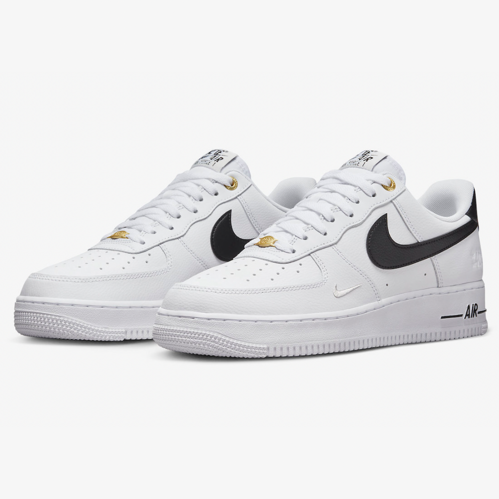 Nike Air Force 1 Low 40th Anniversary White Black - DRIP DOS ARTISTAS