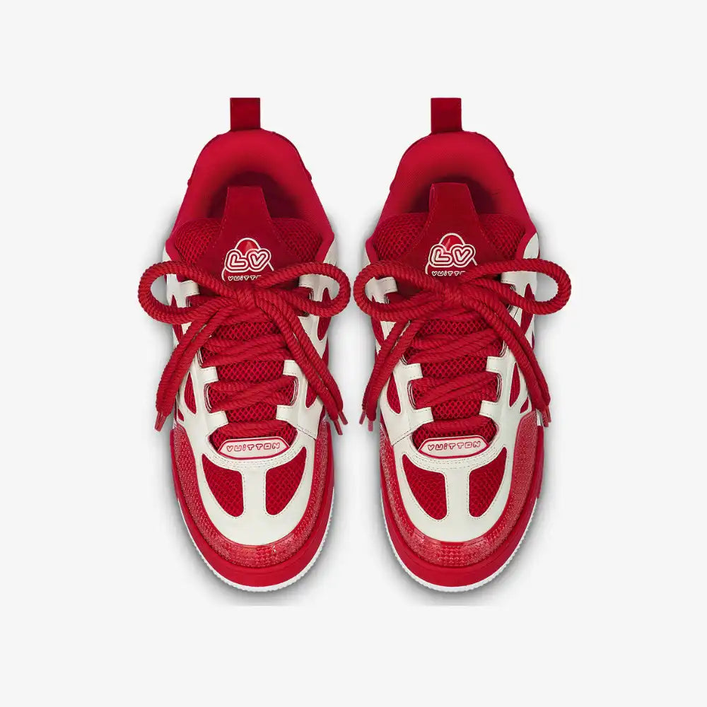 Louis Vuitton LV Skate Sneaker Red White - DRIP DOS ARTISTAS