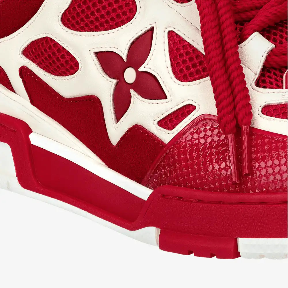 Louis Vuitton LV Skate Sneaker Red White - DRIP DOS ARTISTAS