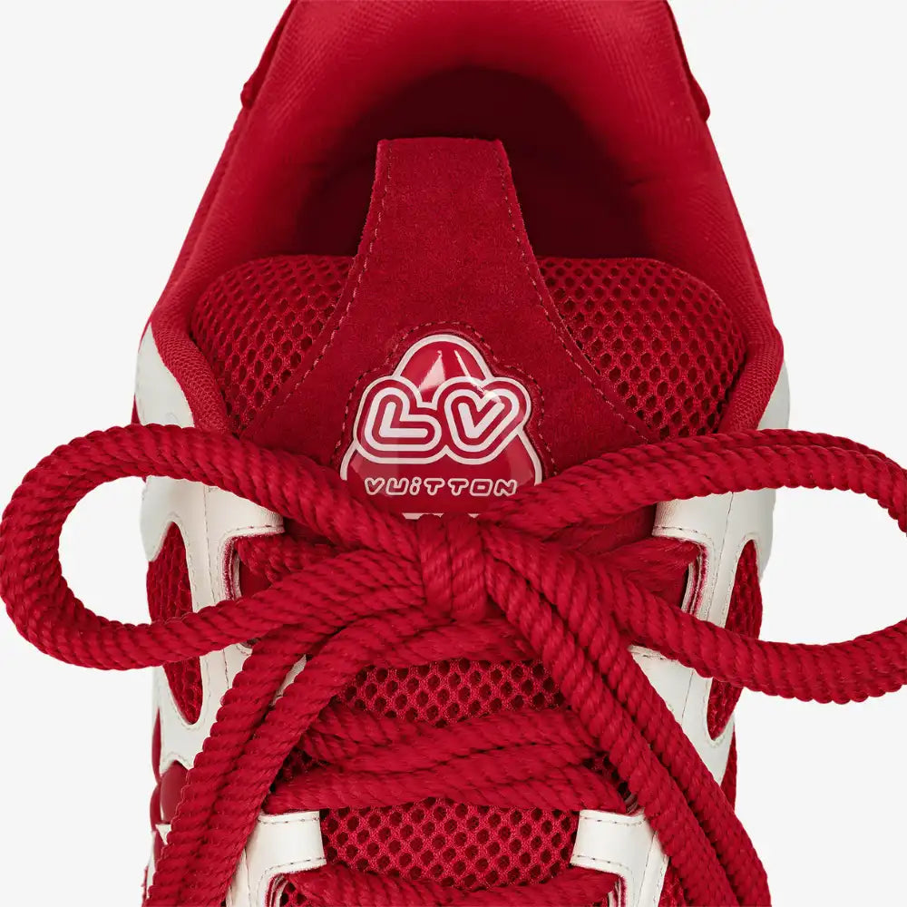 Louis Vuitton LV Skate Sneaker Red White - DRIP DOS ARTISTAS