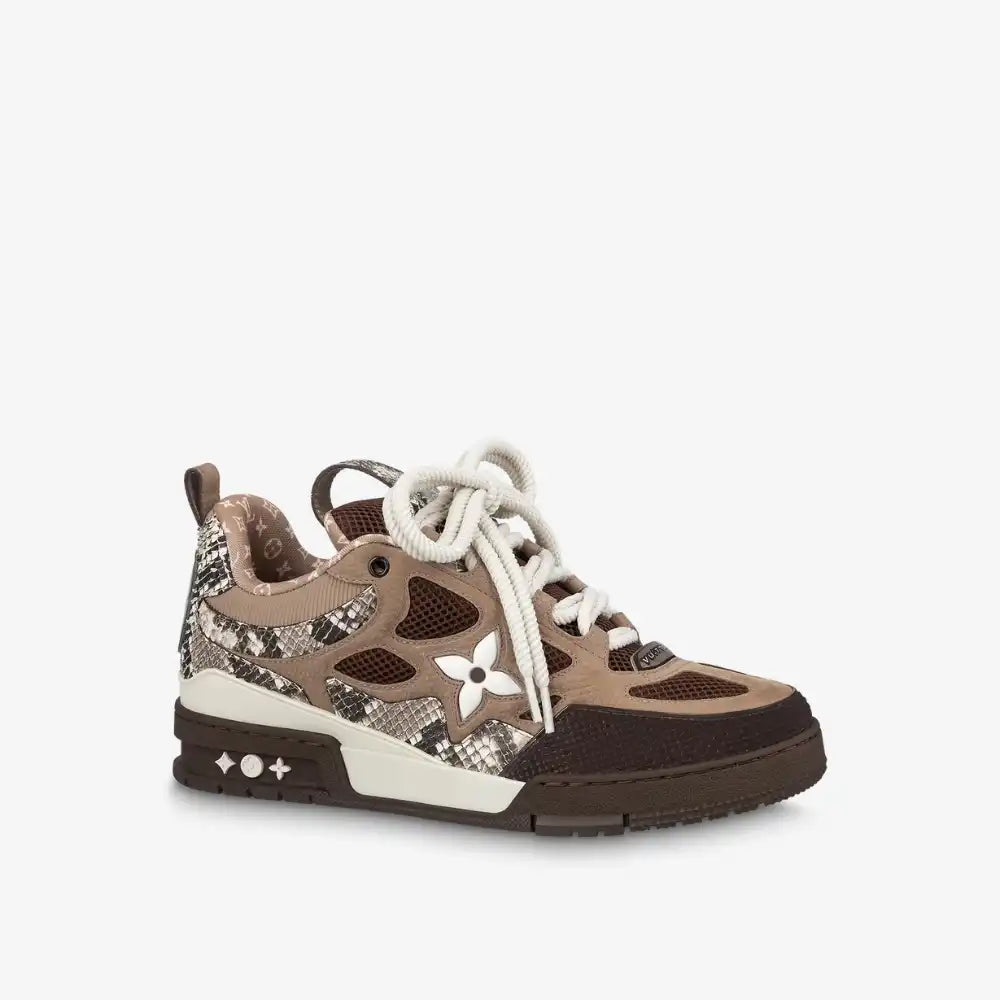 Louis Vuitton Skate Sneaker Brown Snakeskin - DRIP DOS ARTISTAS