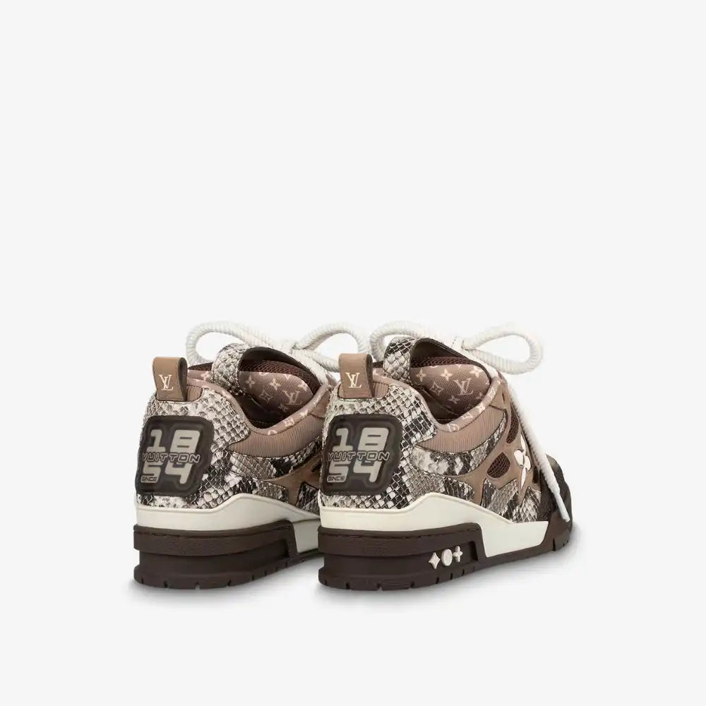 Louis Vuitton Skate Sneaker Brown Snakeskin - DRIP DOS ARTISTAS