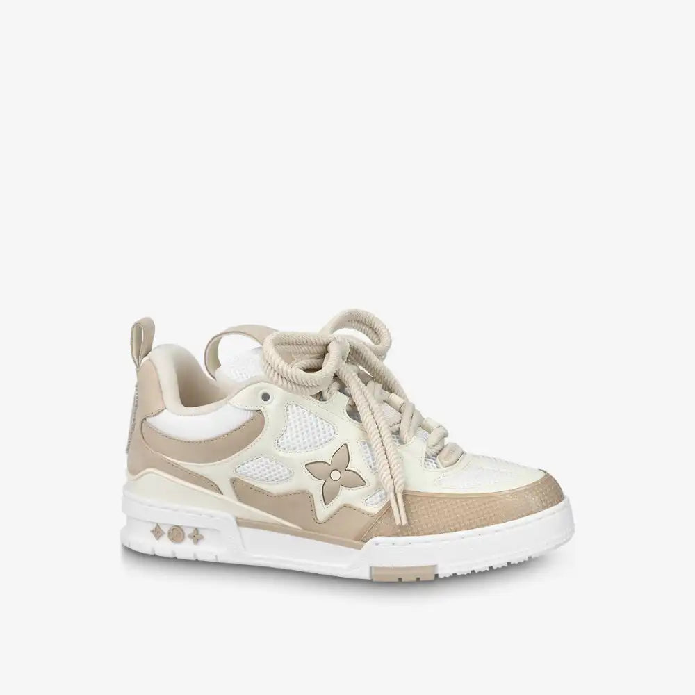 Louis Vuitton LV Skate Sneaker Beige White - DRIP DOS ARTISTAS