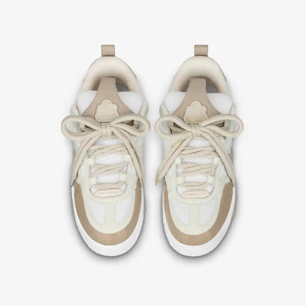 Louis Vuitton LV Skate Sneaker Beige White - DRIP DOS ARTISTAS