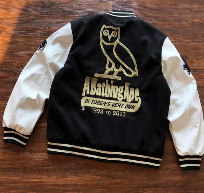Jaqueta Varsity BAPE X OVO