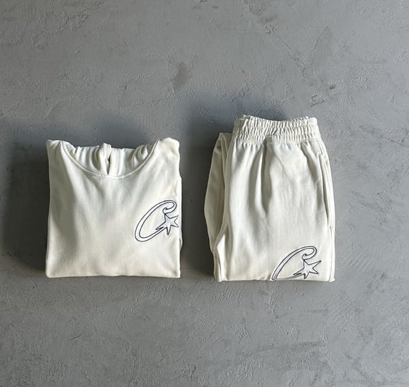 Conjunto Corteiz Satin C Star Appliqué