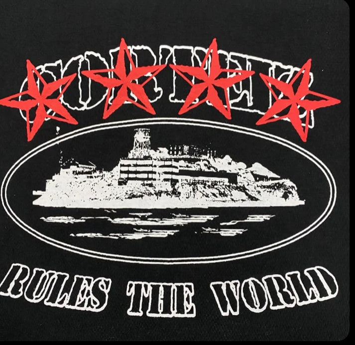 Camiseta Corteiz 4Starz Alcatraz