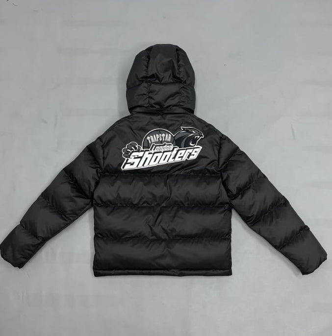 Trapstar Shooters Hooded Puffer Black/Reflective
