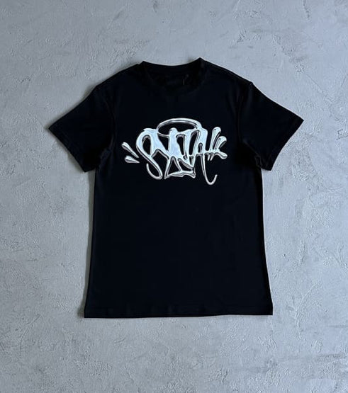 Camiseta Synaworld 'Syna Logo' Tee Black/Silver