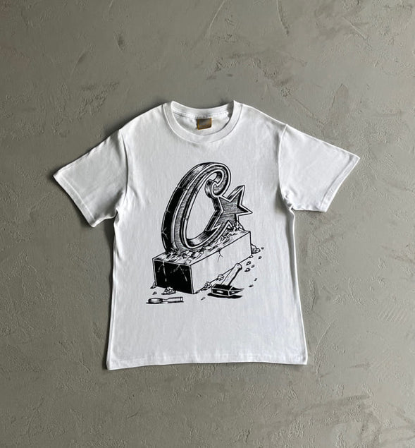 Camiseta Corteiz Chisel White