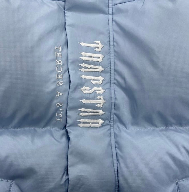 Jaqueta Puffer Trapstar Detachable Ice Blue