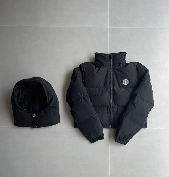 Jaqueta Feminina Trapstar Irongate Hooded Puffer Black