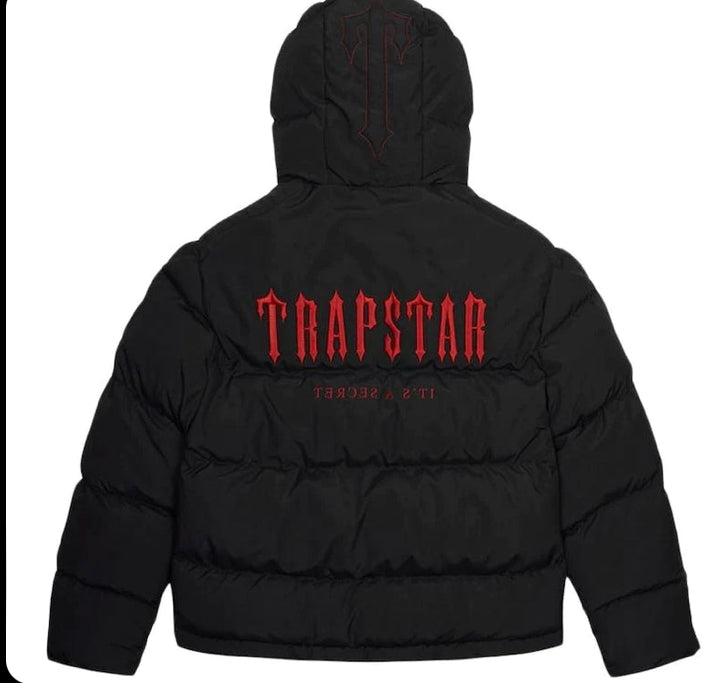 Jaqueta Trapstar Decoded Hooded Puffer 2.0 Infrared Edition