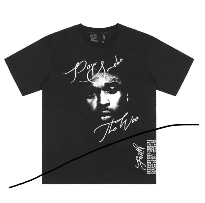 Camiseta Vlone x Pop Smoke "Faith"