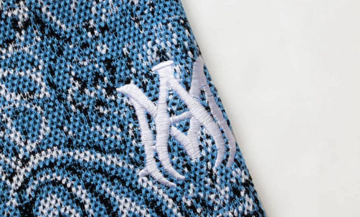 Amiri Bandana Crochet
Basketball Shorts Blue