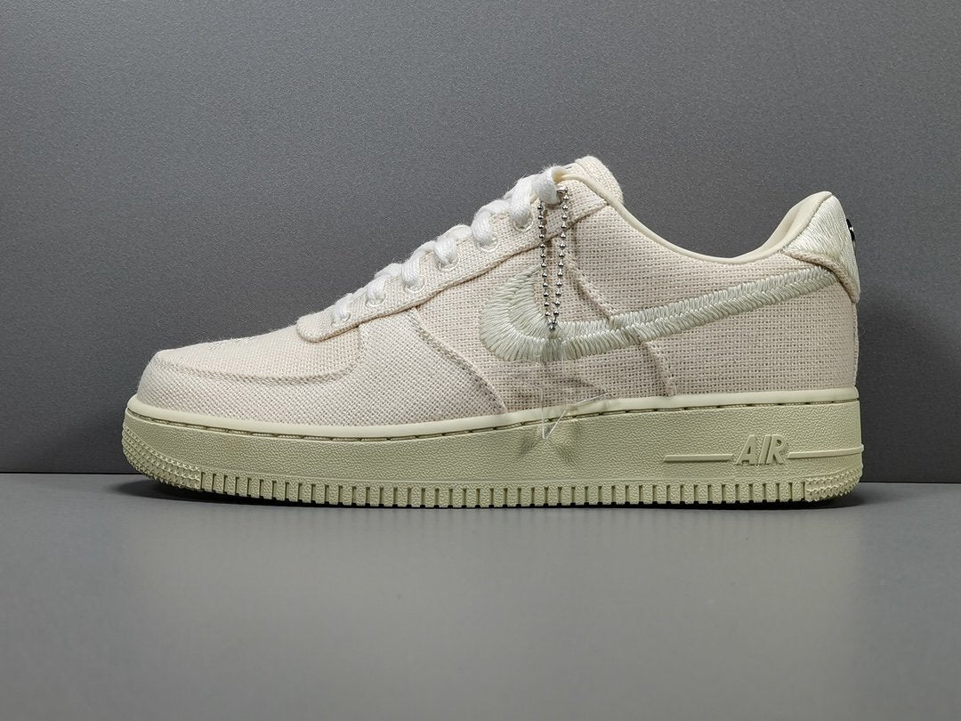 Stussy x Nike Air Force 1 fossil