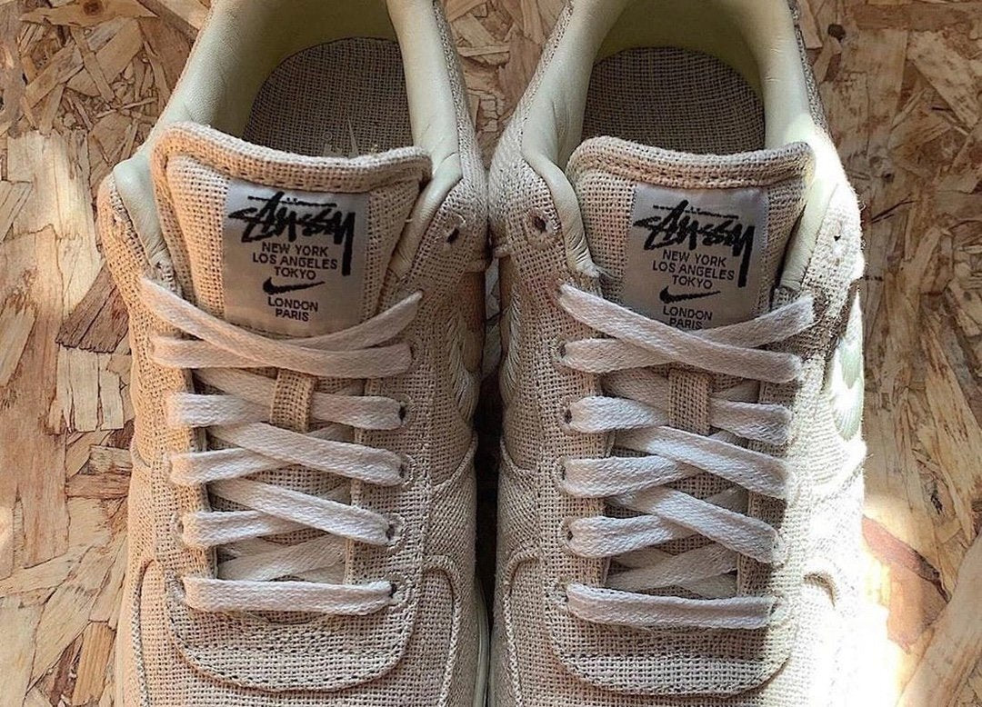 Stussy x Nike Air Force 1 fossil