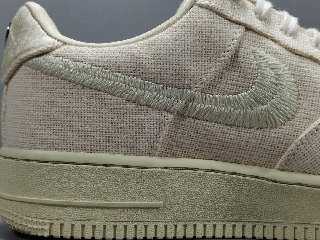 Stussy x Nike Air Force 1 fossil