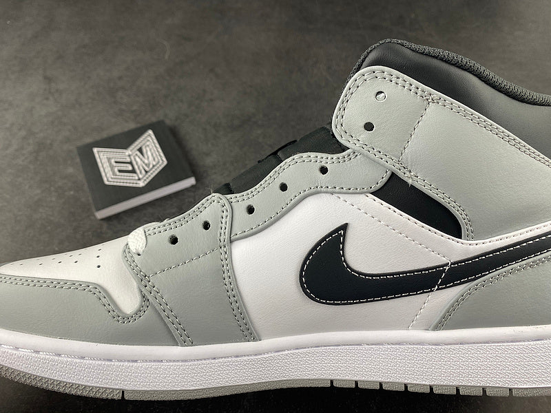 Air Jordan 1 Mid Light Smoke Grey Anthracite - DRIP DOS ARTISTAS