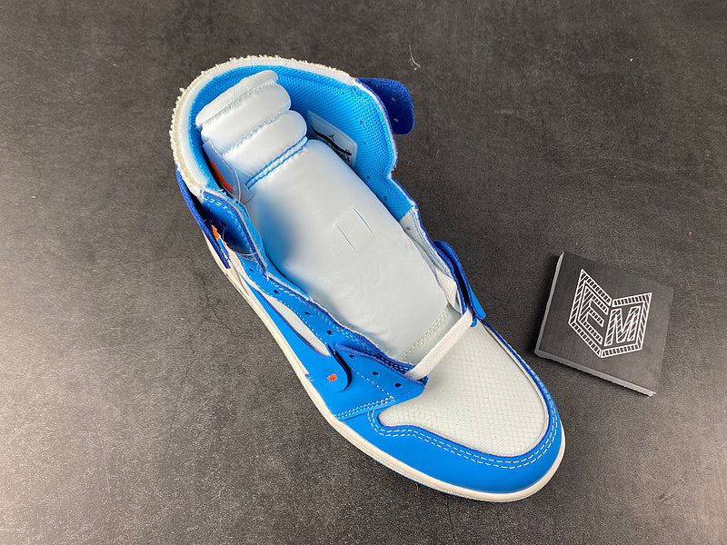 Air Jordan 1 Retro High Off-White University Blue - DRIP DOS ARTISTAS