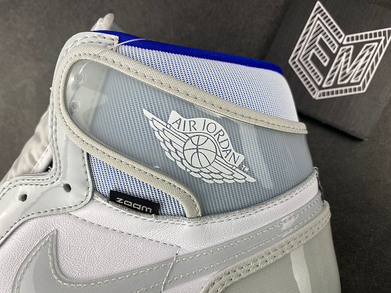 Air Jordan 1 Retro High Zoom White Racer Blue - DRIP DOS ARTISTAS