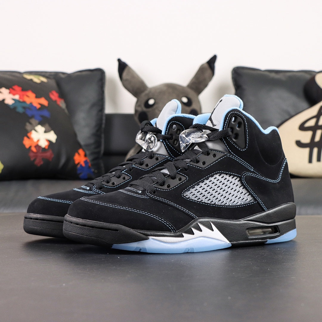 AIR JORDAN 5 BLACK BLUE