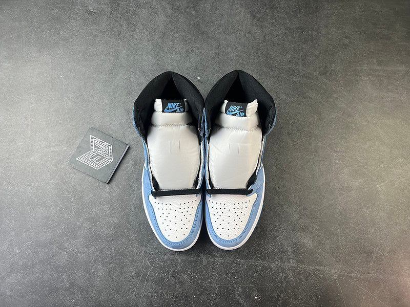 Air Jordan 1 Retro High White University Blue Black - DRIP DOS ARTISTAS