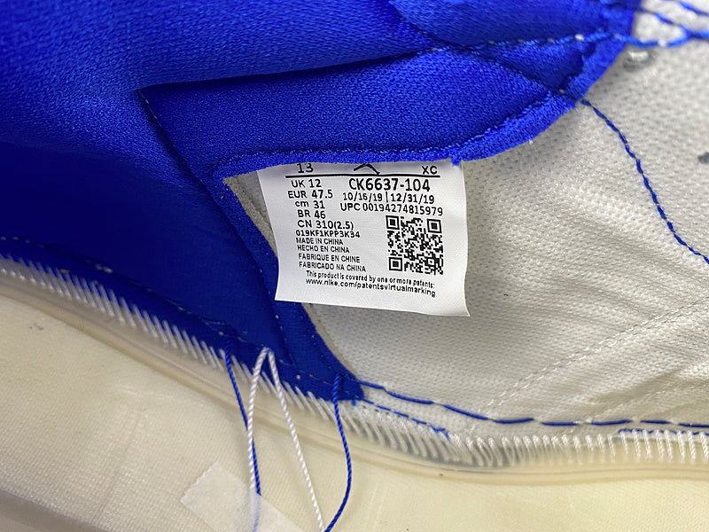 Air Jordan 1 Retro High Zoom White Racer Blue - DRIP DOS ARTISTAS