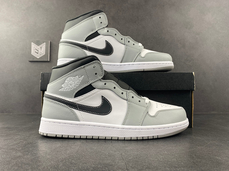 Air Jordan 1 Mid Light Smoke Grey Anthracite - DRIP DOS ARTISTAS