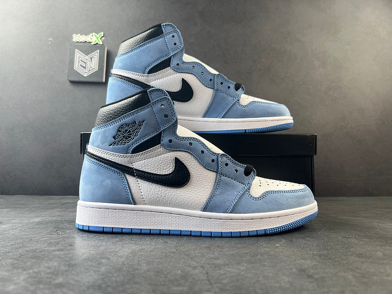 Air Jordan 1 Retro High White University Blue Black - DRIP DOS ARTISTAS