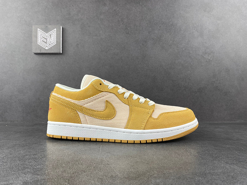 Jordan 1 Low SE Twine Orange Quartz Corduroy - DRIP DOS ARTISTAS