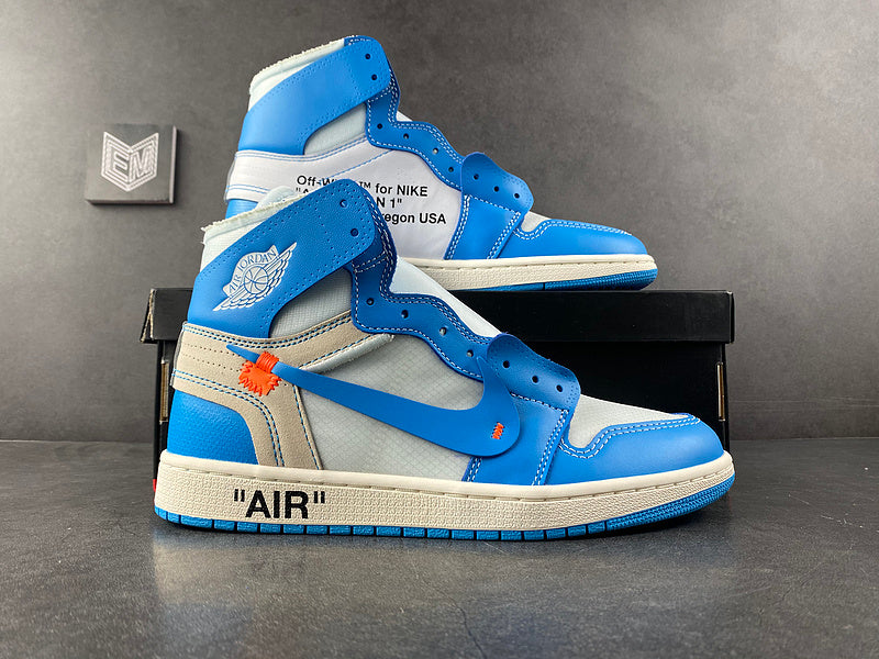 Air Jordan 1 Retro High Off-White University Blue - DRIP DOS ARTISTAS